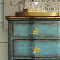 Gold brass star shaped flower cabinet pull/Jasmine flower drawer pull/Gold flower drawer Knob/Brass flower door knob/gold furniture hardware