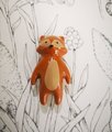 Sweet Fox drawer pull/Fox cabinet handle/kids furniture hardware/Fox door knob/door handles for nursery/childrens room decor/woodland decor