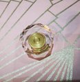 Round geometric cut clear Crystal Cabinet Pull with gold brass Door Handle Knob drawer pull furniture hardware upcycling renovation sparkly