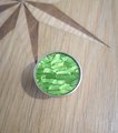 Bright coloured brass and resin drawer handle/Rainbow shade resin cabinet pull/Nursery decor door knobs in bright colors/IKEA hack door pull
