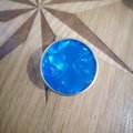 Bright coloured brass and resin drawer handle/Rainbow shade resin cabinet pull/Nursery decor door knobs in bright colors/IKEA hack door pull