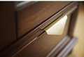 Gold Brass geometric triangle cabinet pull/modern furniture hardware/triangular drawer pull/minamlistic door handle/gold cabinet handle