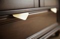 Gold Brass geometric triangle cabinet pull/modern furniture hardware/triangular drawer pull/minamlistic door handle/gold cabinet handle