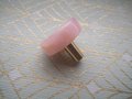 Round pink rose quartz drawer pull/pink gemstone cabinet handle/pink crystal furniture hardware/Round rose quartz door knob/pink handle