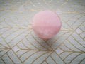 Round pink rose quartz drawer pull/pink gemstone cabinet handle/pink crystal furniture hardware/Round rose quartz door knob/pink handle