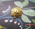 Gold wild rose flower door handle/Blossom flower cabinet pull/Gold flower Drawer Handle/Bedroom furniture hardware/Flower shaped door knob