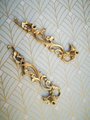 Phoenix and smoke design cabinet handle/solid gold brass oriental design drawer pull/Gold wardrobe door handle/phoenix rising door handle