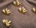 Solid brass crown shaped cabinet pull/Royal gold crown door handle/Princess themed drawer knob/Brass furniture hardware/King or Queen crown
