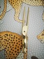 Solid brass gold antelope head drawer handle/Long horned gazelle cabinet pull/Sleek springbok head door handle/Zoo animal brass drawer knob