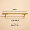 Matte gold brass bar handle/bar handle with a line pattern/brushed metal cabinet handle/home improvement hardware/kitchen cabinet handle