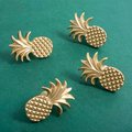 Gold Pineapple Cabinet Pulls/gold Door Handle/drinks cabinet handle/ tropical decor/home improvement/retro style door knob/drawer handle