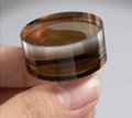 Coffee brown ombre lucite acrylic Cabinet Pull/Gold Door Handle/mid century modern/Cabinet hardware/retro drawer pull/cabinet door handle
