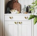 Small gold butterfly cabinet pull/Brass butterfly drawer handle/gold butterfly door knob/gold furniture hardware/children's drawer handle