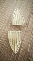 Art deco style cabinet pull/Gold geometric door handle/Brass arrow shaped drawer knob/Modern brass furniture hardware/Classic vintage handle