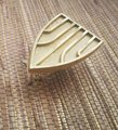 Art deco style cabinet pull/Gold geometric door handle/Brass arrow shaped drawer knob/Modern brass furniture hardware/Classic vintage handle