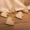 Gold Heart Cabinet Pull/Gold Brass Heart Shaped Door Handle/Heart Door Knob/Brass Furniture Hardware/Love Heart Drawer Handle/Drawer Knob