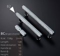 Shiny silver knurled texture cabinet bar handle/Chrome silver kitchen hardware/Grip textured silver drawer pull/Silver furniture hardware