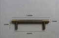bronze knurled bar handles/bronze cabinet handles/aged brass drawer pulls/bronze cabinet door handle/hardware for kitchens/modern hardware