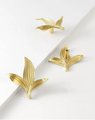 Gold Lilly of the Valley Leaf shaped Cabinet Pull/Elegant leaf shaped brass door handle/Brass leaves design drawer knob/furniture hardware