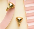 Shiny gold elephant head shaped cabinet pull/Gold brass elephant design drawer handle/Elephant door knob/Brass hardware/Elephant door pull