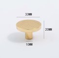 Classic round hammered brass drawer handle/Gold brass cabinet handle/Textured metal furniture hardware/Gold drawer knob/Gold Cabinet pull