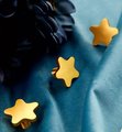 Gold star shaped door handle/brass drawer knob/home improvement cabinet pull/nursery decor/cabinet handle for furniture renovation/IKEA hack