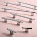 Shiny silver cabinet bar pull/silver drawer pull/kitchen hardware/metal door handle/furniture hardware/shiny silver cabinet pull/monochrome