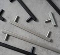 Matte Gold, silver or black knurled drawer pull handles/metal cabinet handles/brass drawer handle/cabinet door handle/DIY kitchen hardware