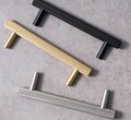 Matte Gold, silver or black knurled drawer pull handles/metal cabinet handles/brass drawer handle/cabinet door handle/DIY kitchen hardware