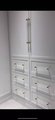 Brass and clear lucite cabinet bar pull handle/Clear acrylic drawer handle/Lucite furniture hardware/Brass transparent resin cabinet handle