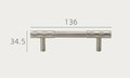 Silver nickel diamond pattern cabinet bar pull/grey silver drawer pull/silver kitchen hardware/matte silver cabinet pull/nickle door handle
