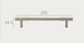 Silver nickel diamond pattern cabinet bar pull/grey silver drawer pull/silver kitchen hardware/matte silver cabinet pull/nickle door handle