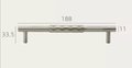 Silver nickel diamond pattern cabinet bar pull/grey silver drawer pull/silver kitchen hardware/matte silver cabinet pull/nickle door handle