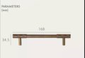 End section diamond knurled pattern cabinet bar pull/gold knurled drawer pull/bronze kitchen hardware/matte black cabinet pull/grip pull