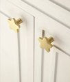 Gold star shaped door handle/brass drawer knob/home improvement cabinet pull/nursery decor/cabinet handle for furniture renovation/IKEA hack
