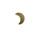 Gold or silver moon shaped door handle/brass drawer knob/home improvement cabinet pull/nursery decor/cabinet handle for furniture renovation