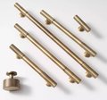 Bronze handle/bar handle with a line pattern/metal cabinet handle/home improvement hardware/kitchen cabinet handle/aged brass door handle