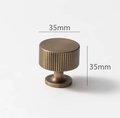 Bronze handle/bar handle with a line pattern/metal cabinet handle/home improvement hardware/kitchen cabinet handle/aged brass door handle