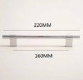Shiny silver cabinet bar pull/silver drawer pull/kitchen hardware/metal door handle/furniture hardware/shiny silver cabinet pull/monochrome