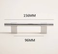 Shiny silver cabinet bar pull/silver drawer pull/kitchen hardware/metal door handle/furniture hardware/shiny silver cabinet pull/monochrome