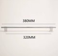 Shiny silver cabinet bar pull/silver drawer pull/kitchen hardware/metal door handle/furniture hardware/shiny silver cabinet pull/monochrome