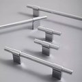 Shiny silver cabinet bar pull/silver drawer pull/kitchen hardware/metal door handle/furniture hardware/shiny silver cabinet pull/monochrome