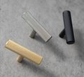 Matte Gold, silver or black knurled drawer pull handles/metal cabinet handles/brass drawer handle/cabinet door handle/DIY kitchen hardware