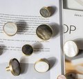 Black Mother of Pearl Drawer pull/Black pearl Cabinet pull/Shell door handle/Pearl door knob/Furniture hardware/DIY handle/Kitchen hardware