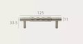 Silver nickel diamond pattern cabinet bar pull/grey silver drawer pull/silver kitchen hardware/matte silver cabinet pull/nickle door handle
