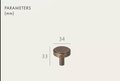 End section diamond knurled pattern cabinet bar pull/gold knurled drawer pull/bronze kitchen hardware/matte black cabinet pull/grip pull