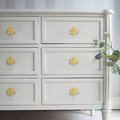 Large Gold Maple Leaf Cabinet Pull/ solid brass leaf drawer knob/brass furniture hardware/fancy maple leaf door handle/leaves style handle