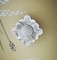 Arts and crafts style sun flower drawer handle/Gold sun flower cabinet handle/Arts and crafts style door knob/Gold brass furniture hardware