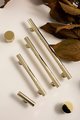 Shiny gold brass bar handle/bar handle with a line pattern/polished metal cabinet handle/home improvement hardware/kitchen cabinet handle