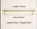 Shiny gold brass bar handle/bar handle with a line pattern/polished metal cabinet handle/home improvement hardware/kitchen cabinet handle
